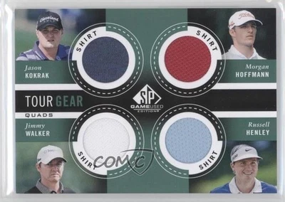 2014 SP Game Used Edition Shirt Jason Kokrak Morgan Hoffmann #TG4-KHHW Rookie RC - Image 1 of 2
