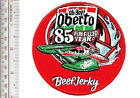 Vintage Hydroplane Miss Oh Boy! Oberto 85 Years Beef Jerky Unlimited Hydroplane