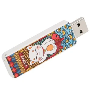 USB Flash Drive Cute Cat Pattern Hot Swap USB2.0 Standard Shock Resistance P NDE - Photo 1/34