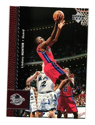 1996-97 Upper Deck #35 Lindsey Hunter Detroit Pistons - Image 1 of 2