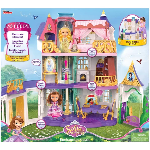 Disney Sofia the First Enchancian Castle 3' Tall Doll House Lights & Sounds NEW! Cover
