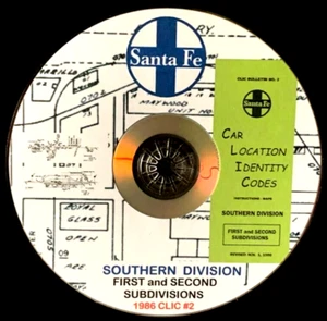 Atchison Topeka & Santa Fe 1986 So. Div 1 ° e 2 ° sub CLIC #2 pagine PDF su DVD - Foto 1 di 6