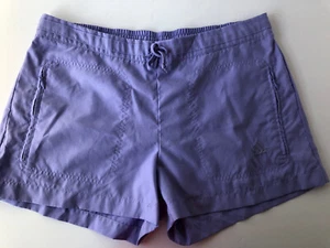 Adidas Women's Medium Light Weight Shorts Light Purple, Size M Zipper Pockets - Picture 1 of 5