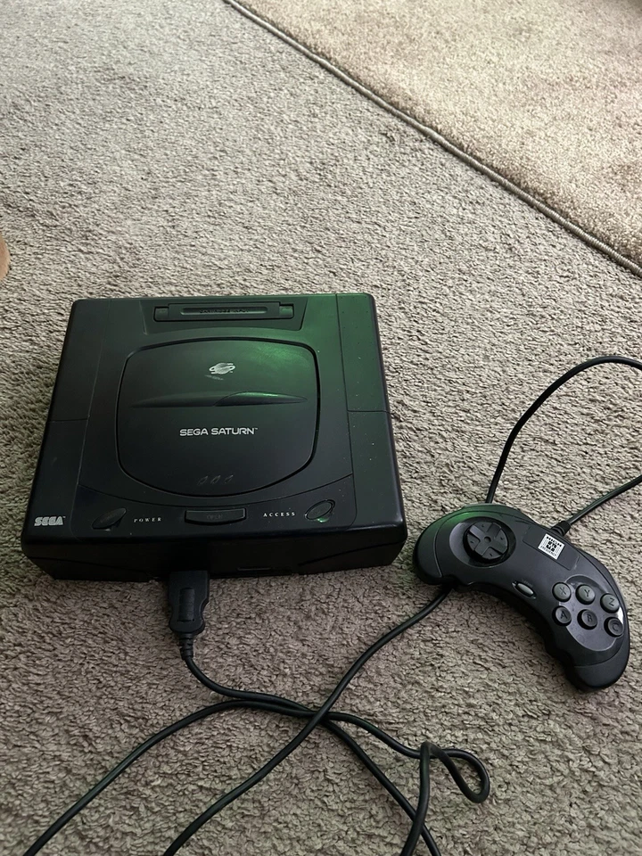 SEGA Saturn V2 Black Console - Image 1 of 1