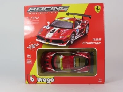 Burago BBurago kit Ferrari 488 #11 Nielsen Challenge 2017 1/24 18-26582 - Immagine 1 di 3