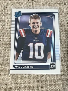 Mac Jones Rookie 2021 Donruss Optic Rated Rookie "Variation" Silver Prizm #206 - Picture 1 of 2