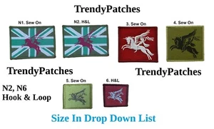 Pegasus Airborne DZ Flash Army Military 16 Air Assault Brigade Sew On H&L patch - Picture 1 of 6