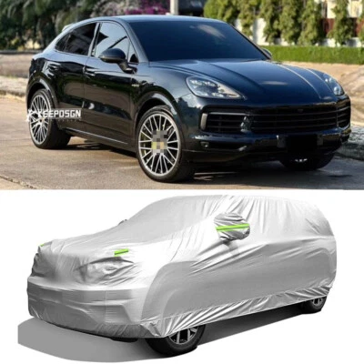 Cubierta completa para automóvil SUV impermeable polvo lluvia protección UV nieve para Porsche Cayenne Foto 1 de 4