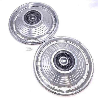 Chevrolet 1960 Chevelle 66 1967 Chevy II Nova Par Tapacubos 14" Tapacubos Pajarita Foto 1 de 4