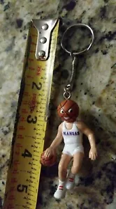 VINTAGE 1985 Tedro Kansas JayHawks keychain NCAA Basketball Figurine - Picture 1 of 6