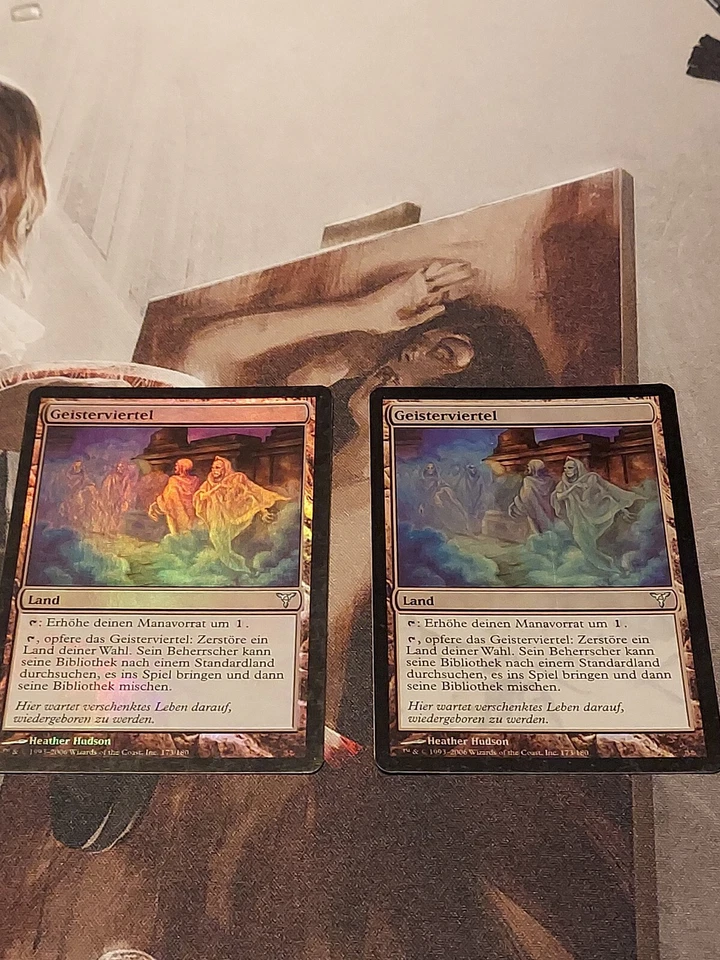 German Foil Dissension Ghost Quarter x 2 Old School OG Foil - Image 1 of 4