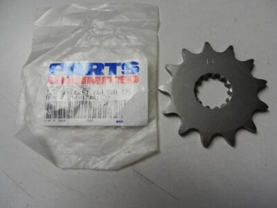 Новая из старых запасов запчасти Unlimited 13T передняя звездочка подходит: Yamaha 1974-1976 DT250 K22-2624 - Изображение 1 из 4