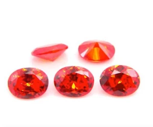 Cubic Zirconia Oval Faceted AAA CZ Loose Gemstones 10 colors (4x3mm - 18x13mm) - Picture 1 of 10