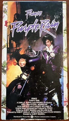 PURPLE RAIN - Prince Apollonia Warner Bros Music Pop Rock VHS 1984 Edition Foto 1 de 4