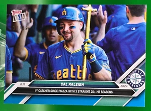Cal Raleigh 2024 MLB TOPPS NOW 545 BLUE Parallel /49 - Bild 1 von 2