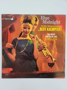 Bert Kaempfert Blue Midnight 1965 MONO Press Decca DL 4569 VG+ ULTRASONIC CLEAN - Picture 1 of 12