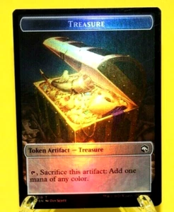 Treasure 2021* Magic The Gathering* Collectible Foil Trading Card - Picture 1 of 2
