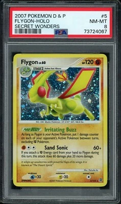 Pokemon Flygon Holo Secret Wonders #5 PSA 8 - Image 1 of 2