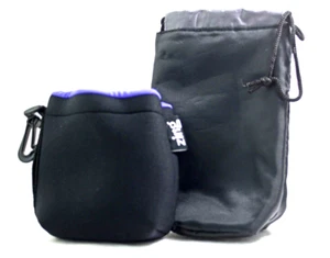 2 PHOTOGRAPHERS SOFT CAMERA LENS POUCHES - Picture 1 of 2