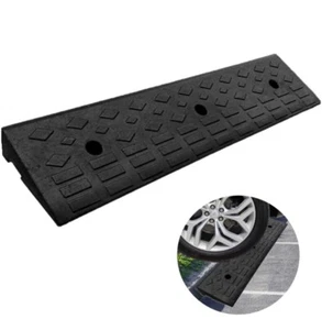 Nisorpa 4 Inch Tall Rubber Curb Ramp Car Wheelchair 39x10x4 Black Brand New - Picture 1 of 7