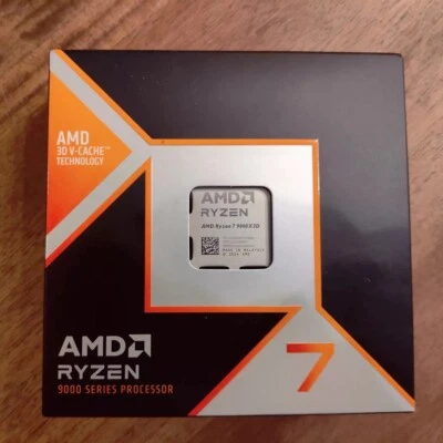 🔥 NEW AMD Ryzen 7 9800X3D 8 Core CPU 4.7 GHz AM5 🚀 IN STOCK 💨 SHIPS NOW - Image 1 of 2