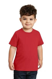 Port & Company Toddler Short Sleeve Fan Favorite Crew Neck T-Shirt PC450TD - Picture 1 of 44