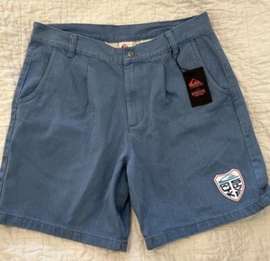 New NWT Quiksilver Shorts Men's 34 Denim Surf Skate Stranger Things - Picture 1 of 4