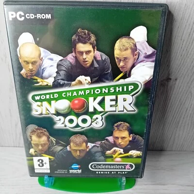 WORLD CHAMPIONSHIP SNOOKER 2003 PC CD ROM GAME - RARE RETRO GAMING - Image 1 of 4