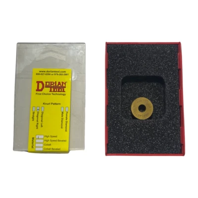 Dorian Tool 3/4" HSS Standard Knurl Wheel 90° Tooth Angle 30 TPI USA Made