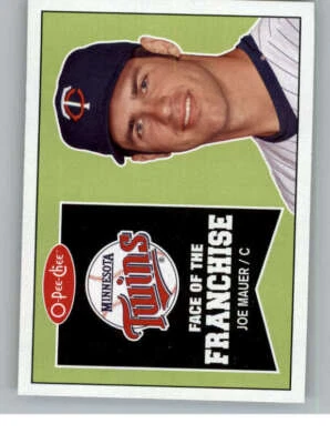 2009 O-Pee-Chee Face of the Franchise #FF28 Joe Mauer (ref 142184) - Image 1 of 2