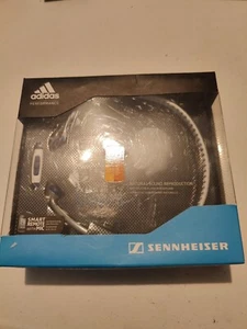 Sennheiser PX 685i White Sports In Ear on Head Adidas Headphones Wire 3.5mm new - Picture 1 of 5