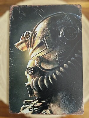 🍀 Blechschild Metallschild Gaming Fallout Tin Sign Rusty Rostig  - Bild 1 von 2