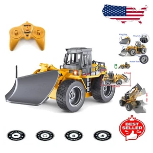 Alloy 4WD Snow Plow RC Truck with LED Lights - Perfect for Winter Play - Picture 1 of 9