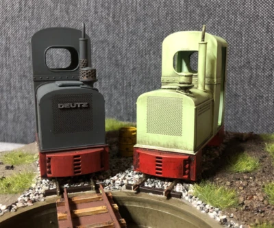 MODELLBAU KAUSSEN Deutz OMZ Feldbahn Spur 1f Bausatz ohne Fahrwerk