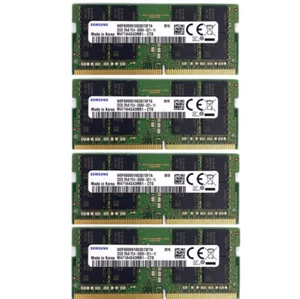 Samsung 128GB (4X32GB) DDR4 2666MHz PC4-21300 SODIMM Memory Ram M471A4G43MB1-CTD - Picture 1 of 5