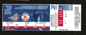 2004 ALCS Game 4 Full Ticket Red Sox Vs Yankees Roberts Steal Papi Walk-Off - Picture 1 of 2