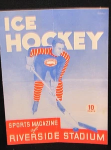 Washington Eagles Eastern Hockey League~March 26, 1940 Program - Picture 1 of 10