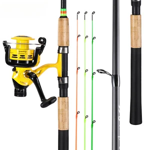 Fishing Rod and Reel Combo  Carbon Fiber Spinning Rod and 3 Model Spinning Reel - Picture 1 of 23