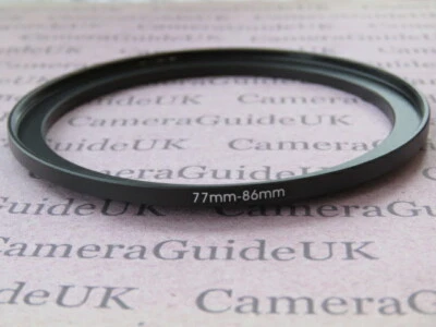 77mm to 86mm Male-Female Stepping Step Up Filter Ring Adapter - Image 1 of 2