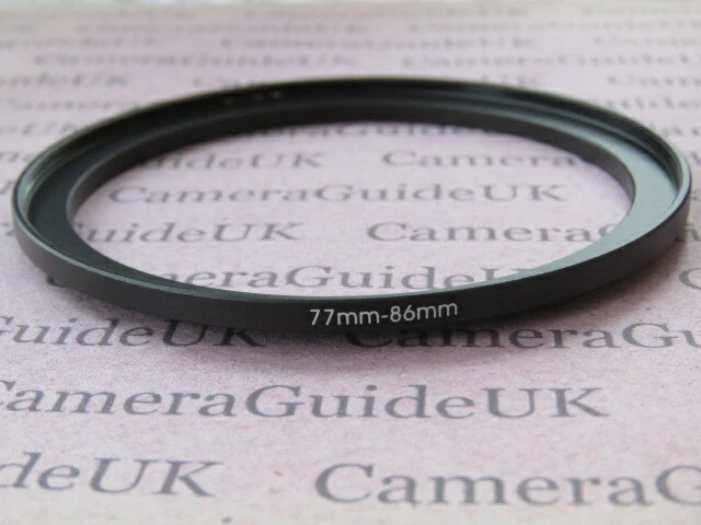 77mm to 86mm Male-Female Stepping Step Up Filter Ring Adapter - Image 1 of 2