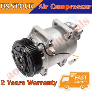 A/C Compressor For 2001-2007 Volvo S60 V70 2.3 2.4 2.5 04-06 S80  XC70 2.5 - Picture 1 of 8