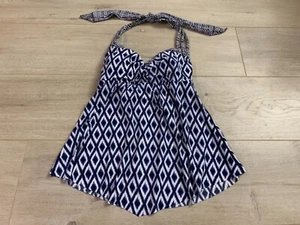 Coastal Blue Damen Control Bademode Neckholder Tankini Oberteil Größe Small (4-6) - Bild 1 von 5