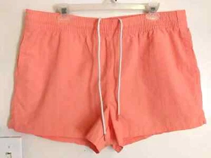 Eddie Bauer Womens Shorts L Orange Pink Athletic Stretch Running Workout Gym - Picture 1 of 4