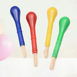 4 Pcs Painting Pen Child Brush with Plastic Handle Brushes for Crafts Kids - Picture 1 of 11