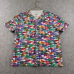 Camisa Polo Ralph Lauren Abotonada Para Hombres M Banderines de Béisbol Jersey - Imagen 1 de 8