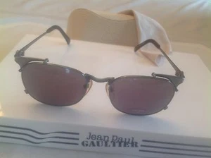 LO ÚLTIMO RARO VINTAGE JEAN PAUL GAULTIER 56-2175 VERDE HUMO/VERDE-GRIS GAFAS DE SOL NOS - Imagen 1 de 12