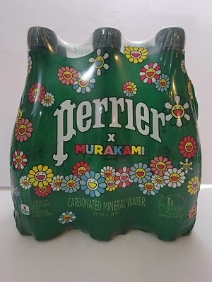 Takashi Murakami X Perrier Six Pack Mineral Water Limited Edition 🌼🌸🌺 - Image 1 of 2