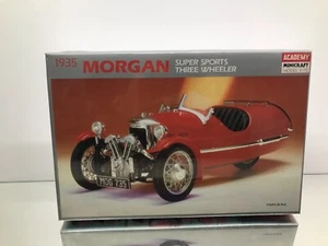 ACADEMY MINICRAFT 1513 MORGAN THREE WHEELER 1935-1:16- UNBUILT KIT IN SEALED BOX - Picture 1 of 5