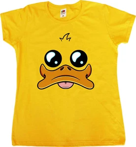 Divertida camiseta divertida de Rubber Duck estilo dibujos animados calce femenino para mujer - Imagen 1 de 1
