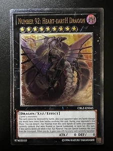 Number 92: Heart-EartH Dragon CBLZ-EN045 Ultimate Rare 1st Ed Near Mint Yugioh - Picture 1 of 2